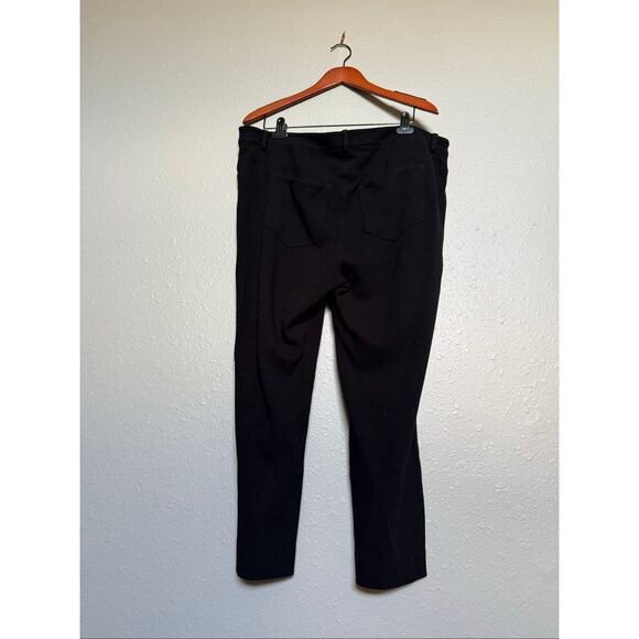 Lauren Ralph Lauren Woman 18W Black Ponte Cropped Dress Pants – Stretch, - Picture 2 of 11